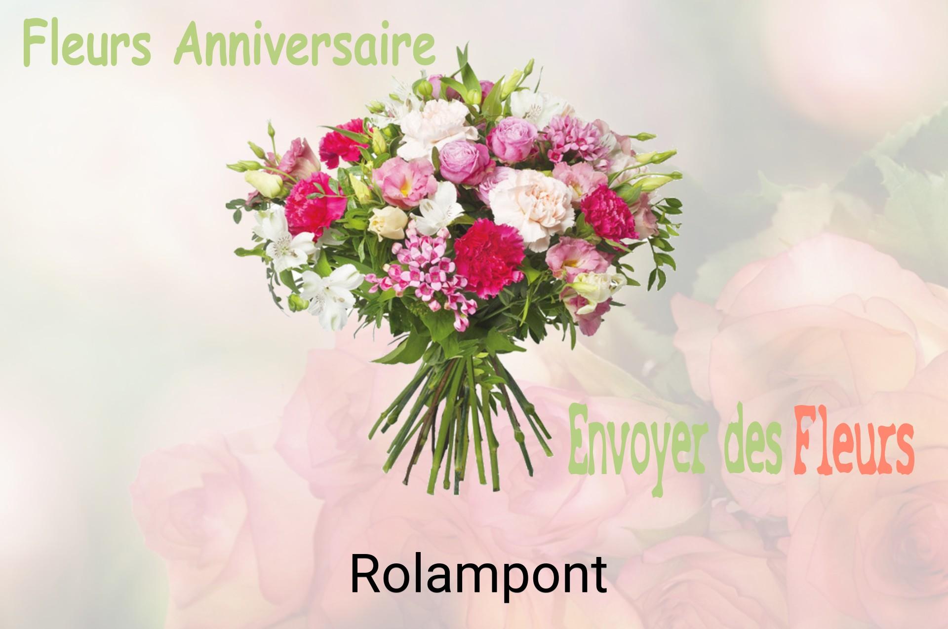 Bouquet de fleurs d’anniversaire livré à Rolampont