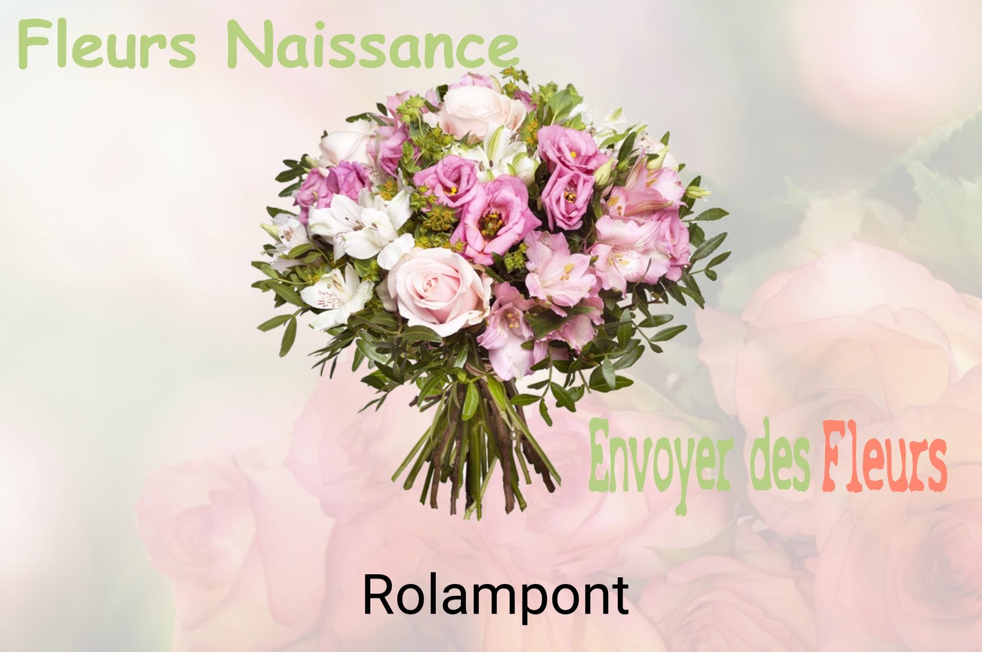Bouquet de fleurs de naissance livré à Rolampont